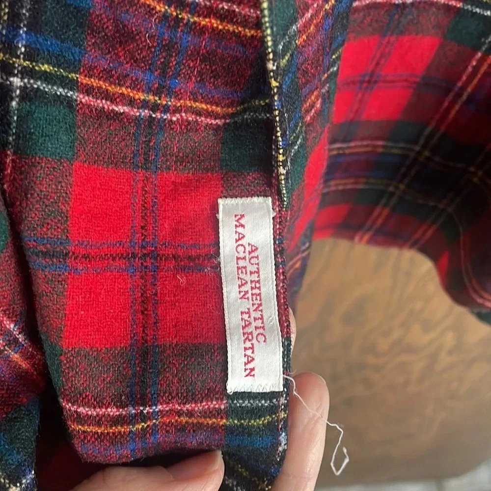 Red Flannel Pendleton Button Up 15.5 - image 3